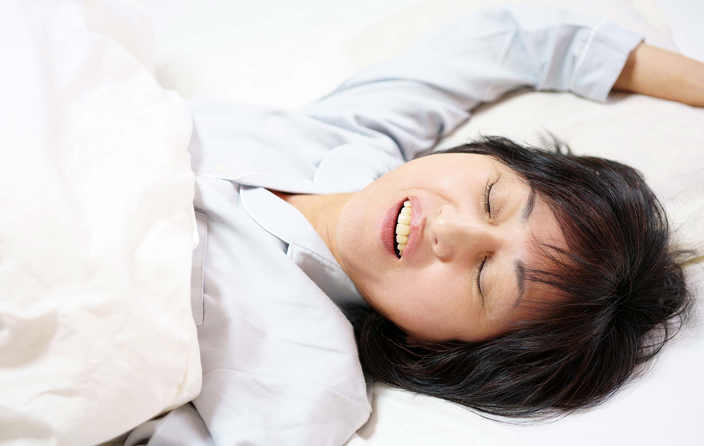 女性が急にいびきをかくようになったら注意